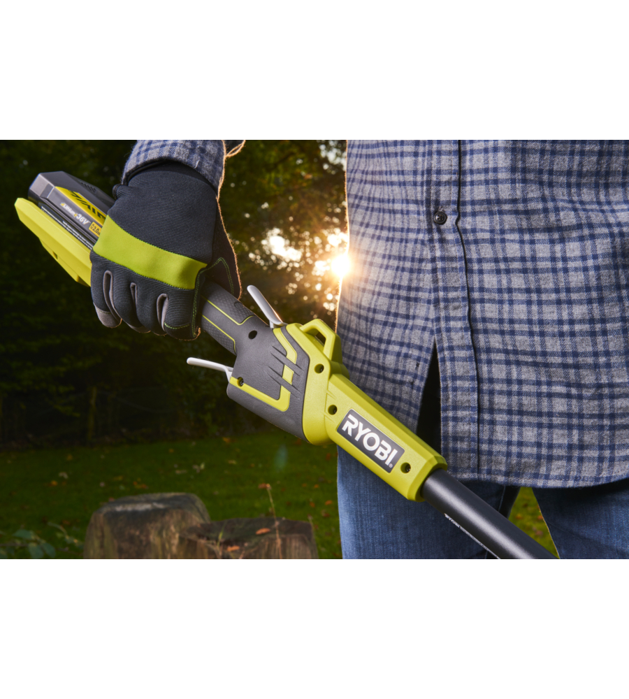 OUTLET - USATO PER PROVA - DECESPUGLIATORE A BATTERIA RYOBI "RY36LT33A-0" SOLO CORPO MACCHINA BATTERIA NON INCLUSA, TAGLIO 28-33 CM 36V